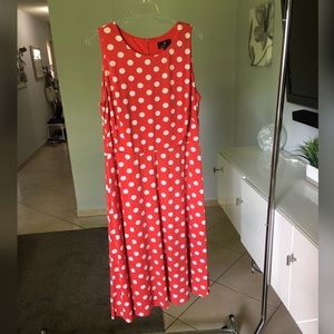 COPY - Sleeveless, mid calf, fit and flare, dress